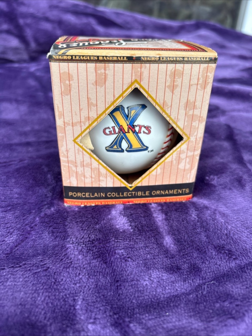 The Negro League 1995 Cuban Giants Porcelain Collectible Ornament